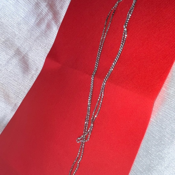 Long Rhinestone Choker Crystal Luxury Collar Choker Necklac - Picture 5 of 6